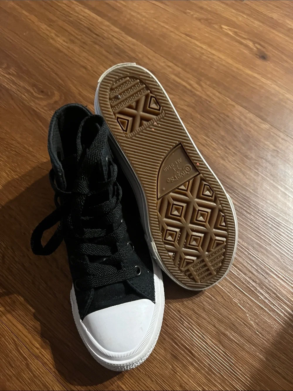 Converse Kids Black & White High-Top Sneakers